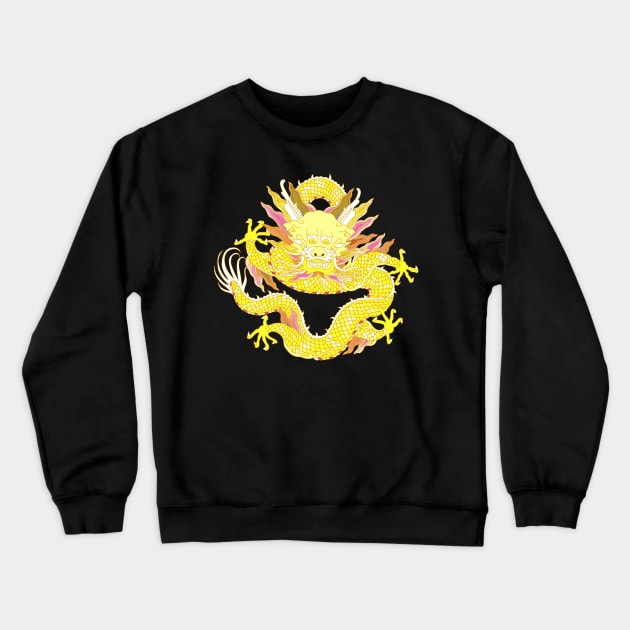 Dragon Crewneck Sweatshirt by cutequokka